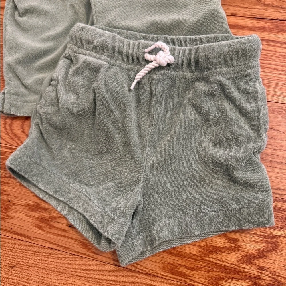 Short-Sleeve Loop-Terry Shirt and Shorts Set for Toddler Boys size 18-24 months